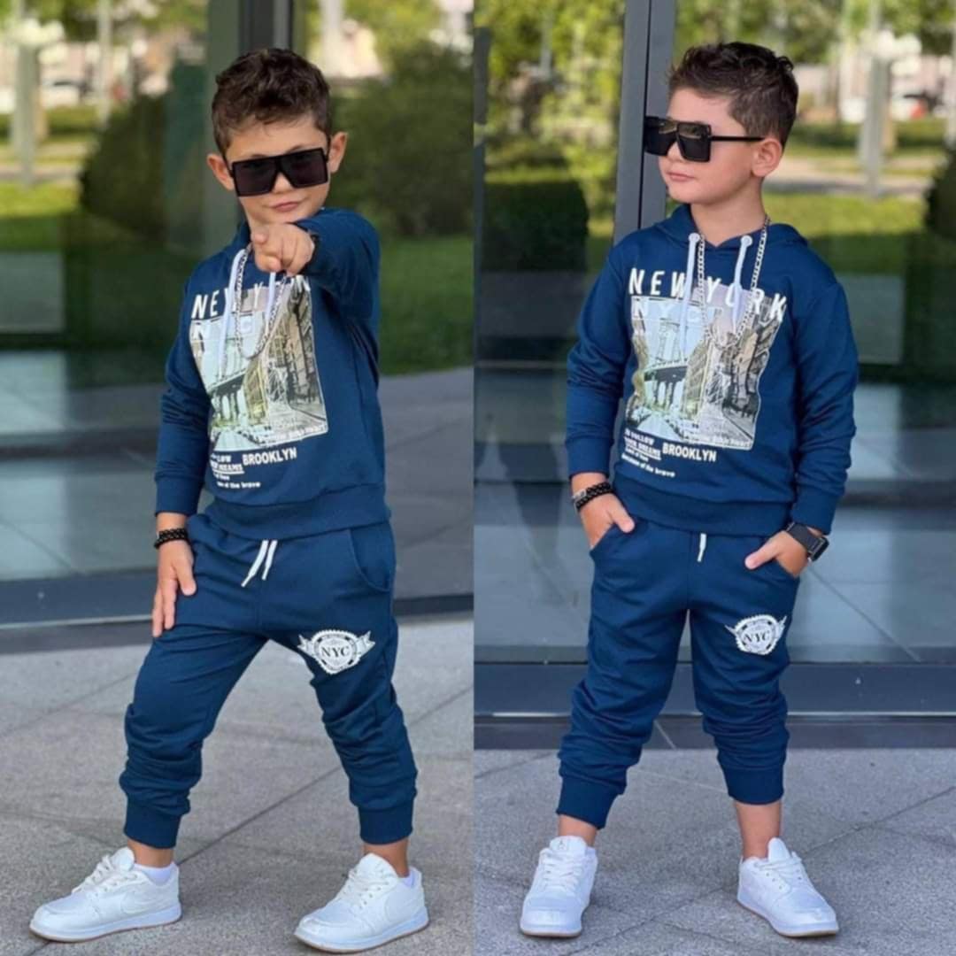 New York tracksuit boy navy blue Surprise 60145-251124-23