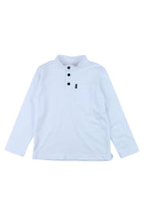 Koszulka stójka chłopięca biały Mimi 5062-51125