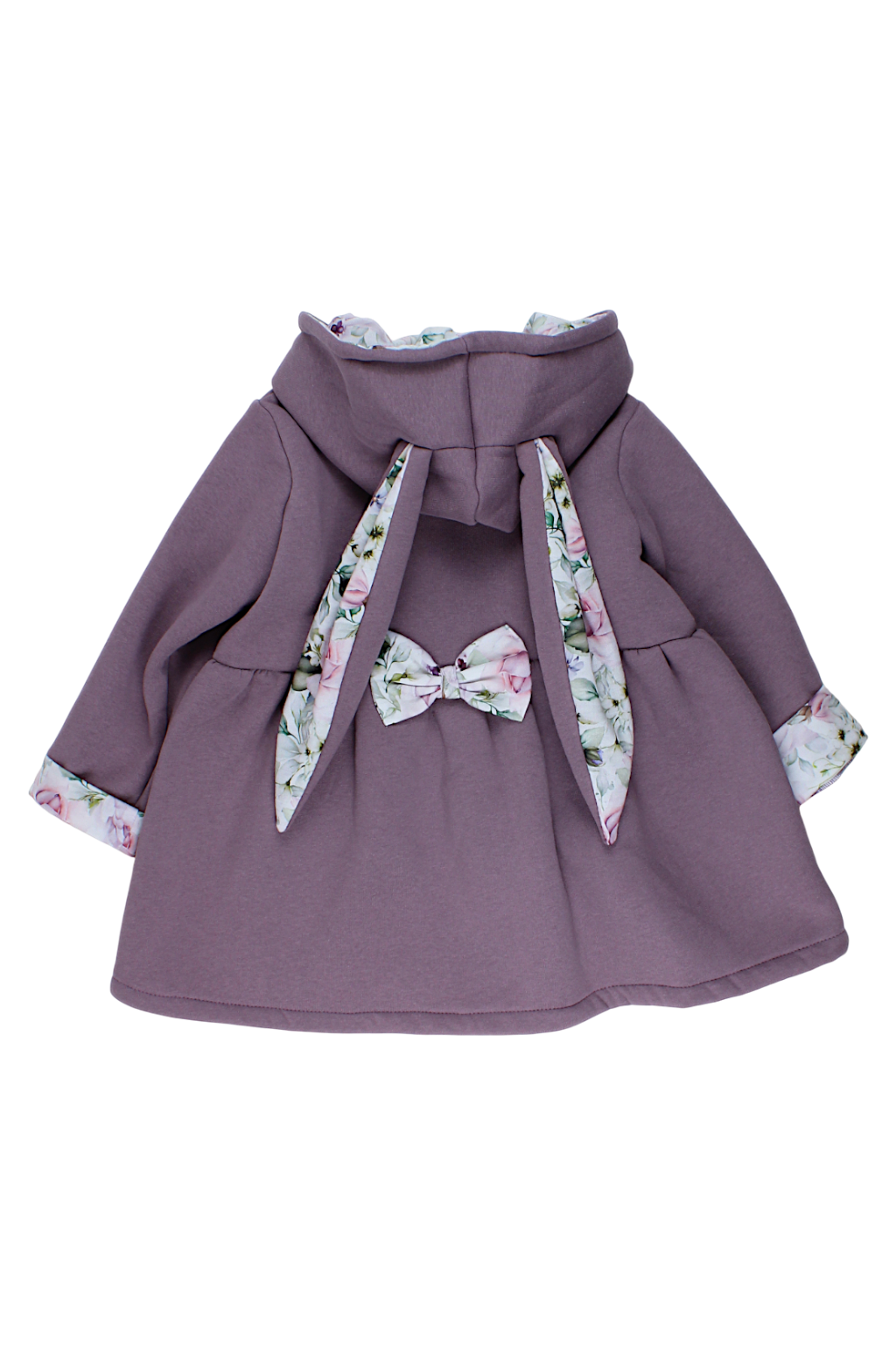 Bluzo-płaszczyk ocieplany dziewczęcy wrzos Guliwerkids 5215-16925