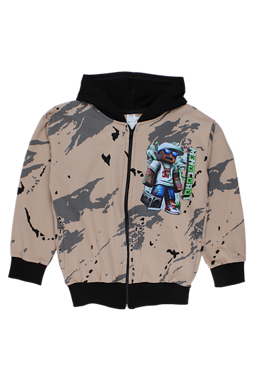 Bluza wzory chłopięca beżowa Guliwerkids 5218-16925-1