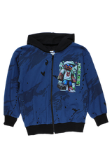 Bluza wzory chłopięca niebieski Guliwerkids 5218-16925