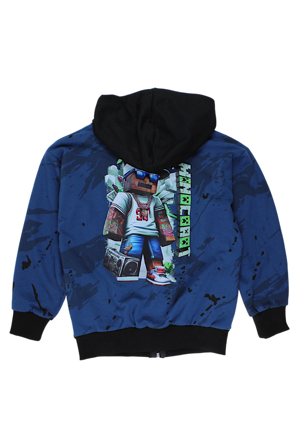 Bluza wzory chłopięca niebieski Guliwerkids 5218-16925