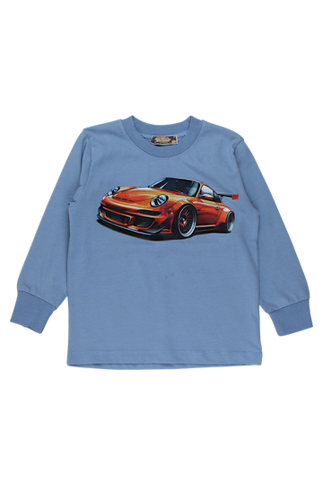 Bluzka auto chłopięca niebieski Your Word 5410-20825-35