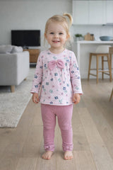 Cotton floral set, girly pink Deco 56/636-251125-40