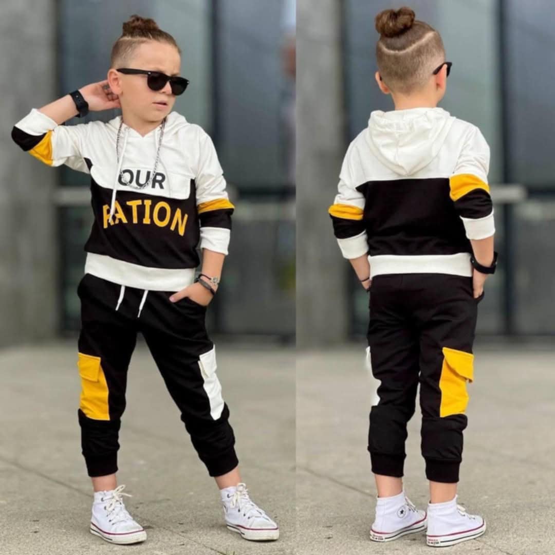 Ration tracksuit boy black Surprise 60137-251124-14