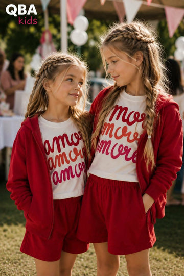 Bluza rozsuwana dziewczęca czerwony Qba 5107-9526