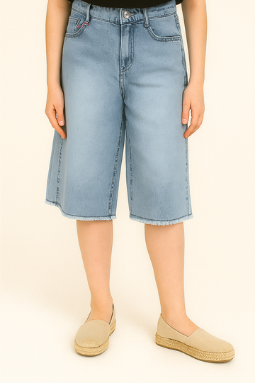 Spodenki Szwedy Dziewczęce Jeans Cocuk 7849-12625