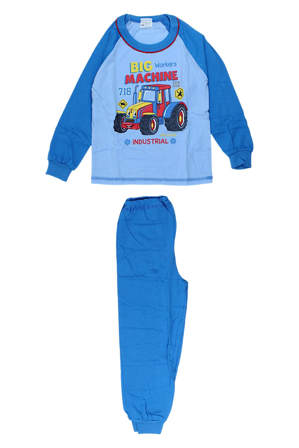 Piżamka chłopięca niebieska Sukces 8087-221025