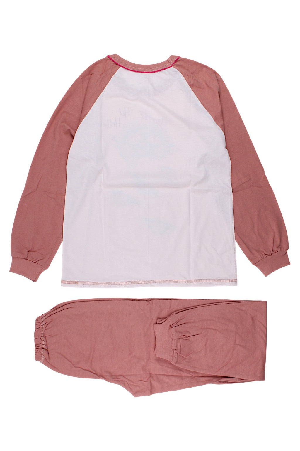 Piżamka dziewczęca brudny róż Sukces 8101-221025