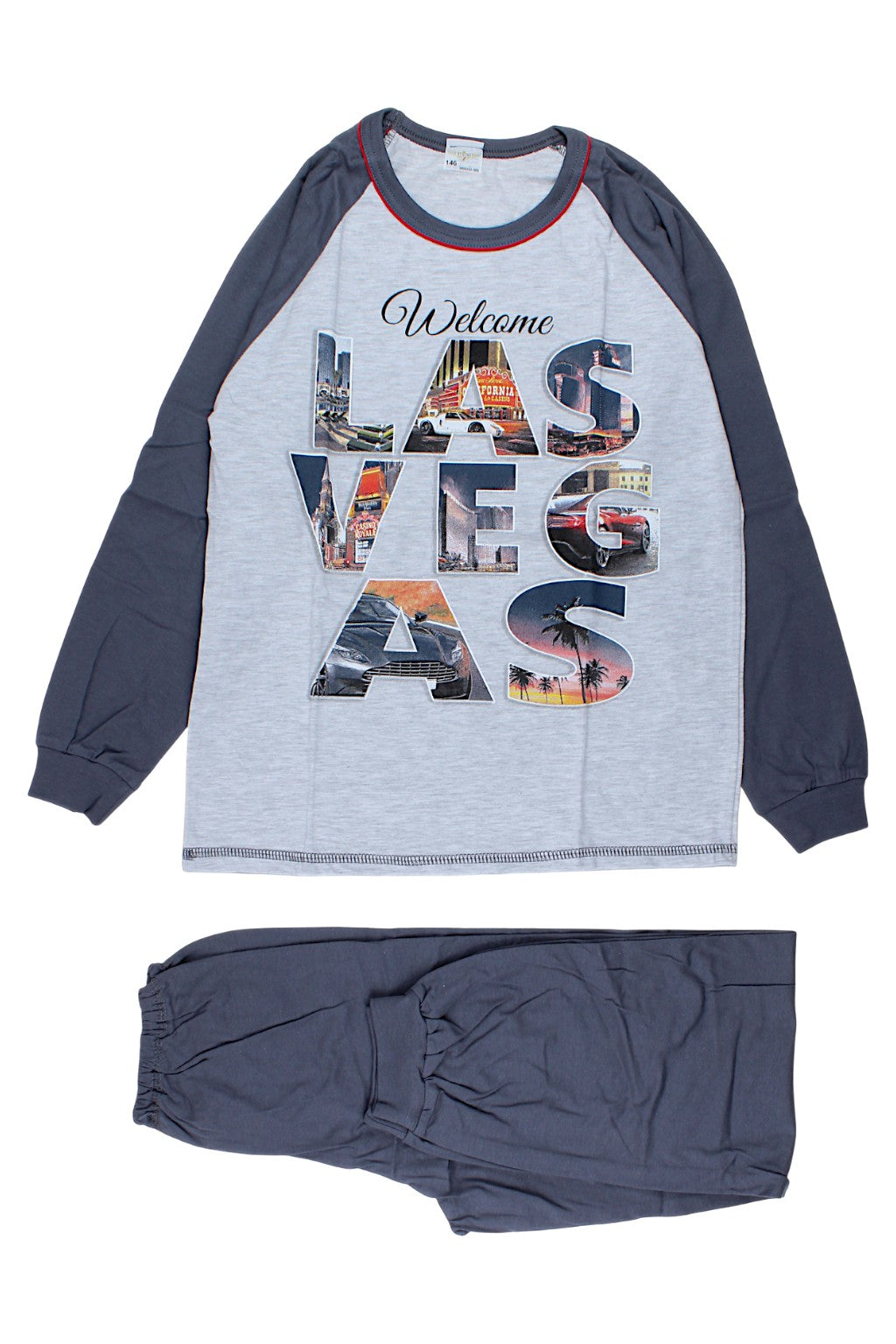 Piżamka chłopięca szara Sukces 8103-221025