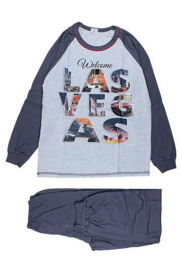 Piżamka chłopięca szara Sukces 8103-221025