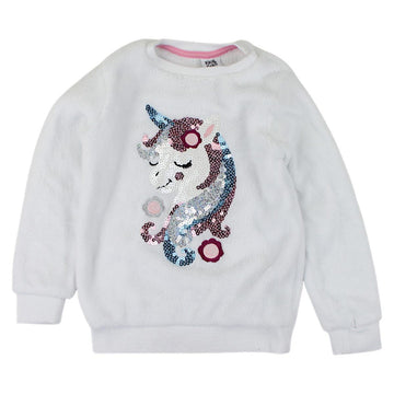 Bluza dla dziewczynki biała używana Kiki&Koko 81A