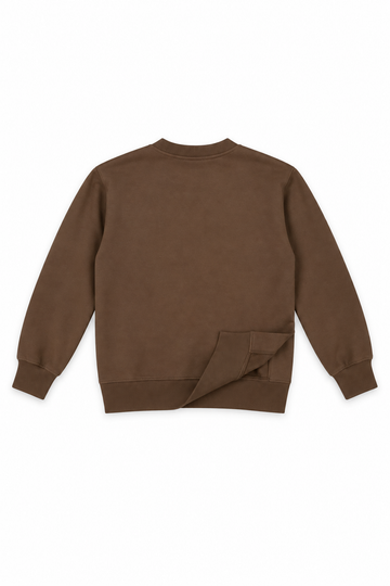 Bluza-tunika jamnik dziewczynka czekolada QbaKids 9118-18926-17