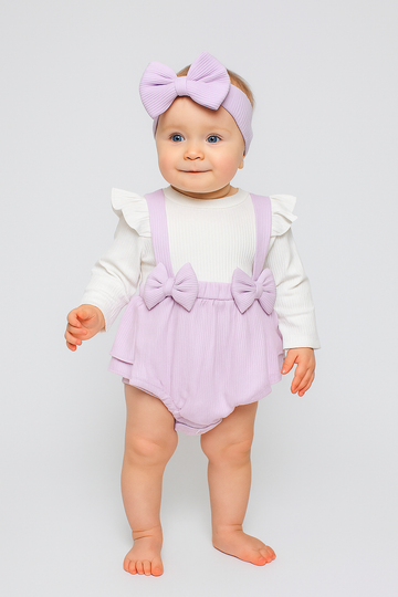 Body z opaską dziewczęce lila Murat Baby 9664-5625-29