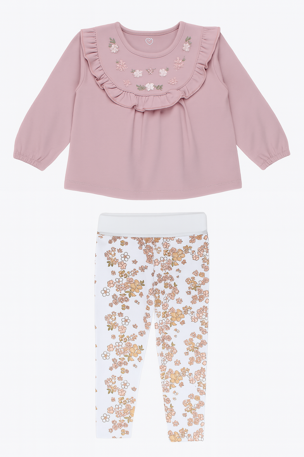 Girly powder pink flower set Murat Baby 9748-16725