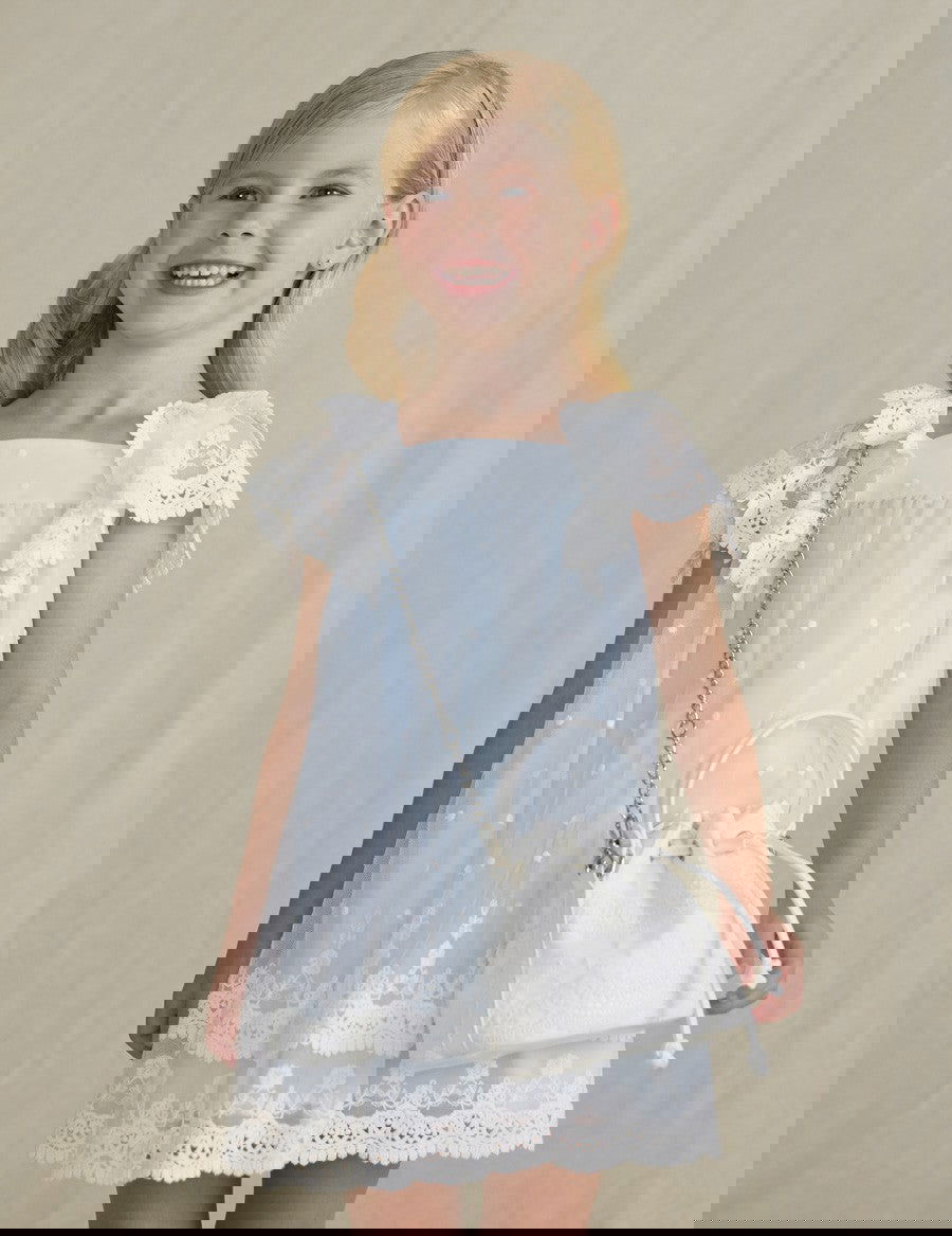 Abel & Lula 22-05418-039 Torebka typu worek fantazja dziewczynka 5418-39 Biały -  - #tag1# - #tag2# - #tag3# - #tag4#