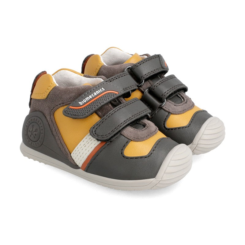 Biomecanics Sneakersy chłopięce 211132-C żółty -  - #tag1# - #tag2# - #tag3# - #tag4#