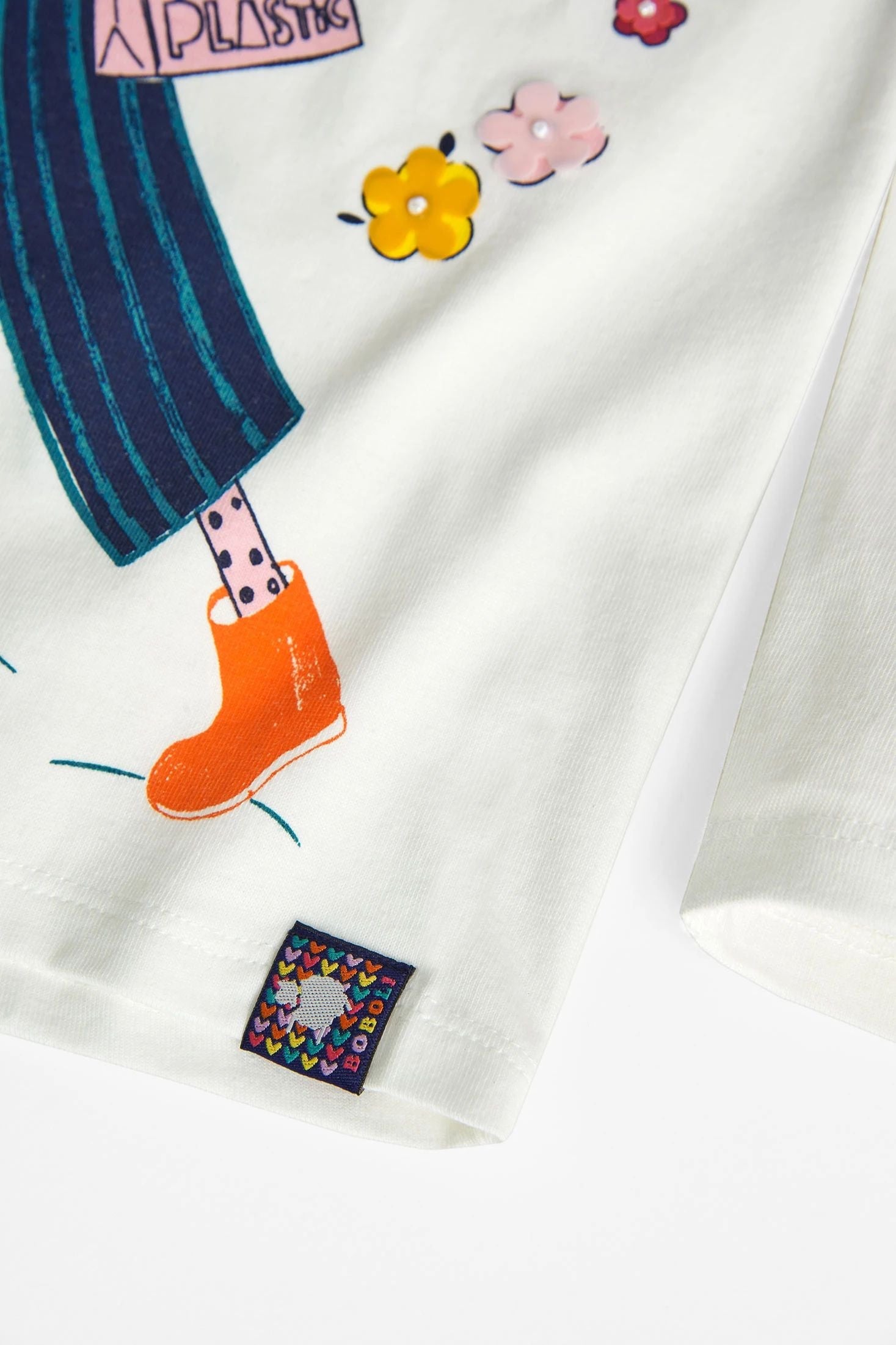 Bluzka Boboli 427069-1111 kolor krem -  - #tag1# - #tag2# - #tag3# - #tag4#