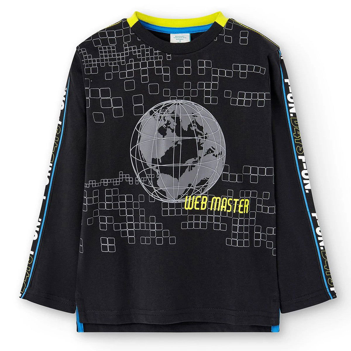 Bluzka Boboli 507013-890 kolor czarny -  - #tag1# - #tag2# - #tag3# - #tag4#