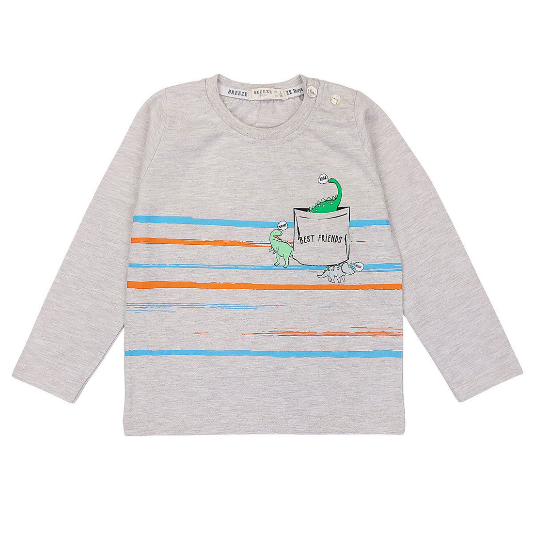 Bluzka Dino chłopak szary 17826-11223  GKMOC -  - #tag1# - #tag2# - #tag3# - #tag4#