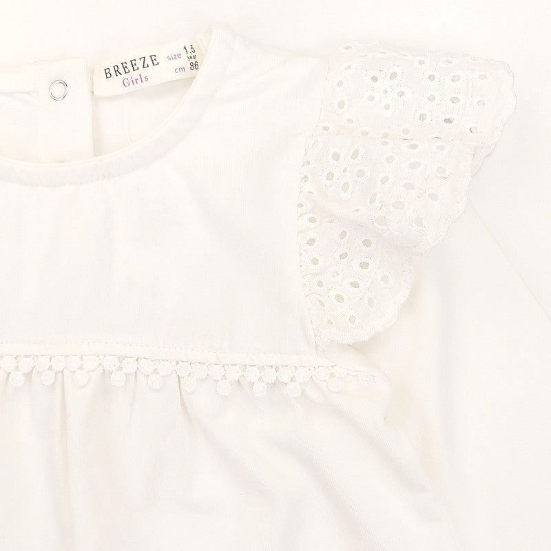 Bluzka Koronka dziewczynka krem 19155-131123  GKMOD -  - #tag1# - #tag2# - #tag3# - #tag4#