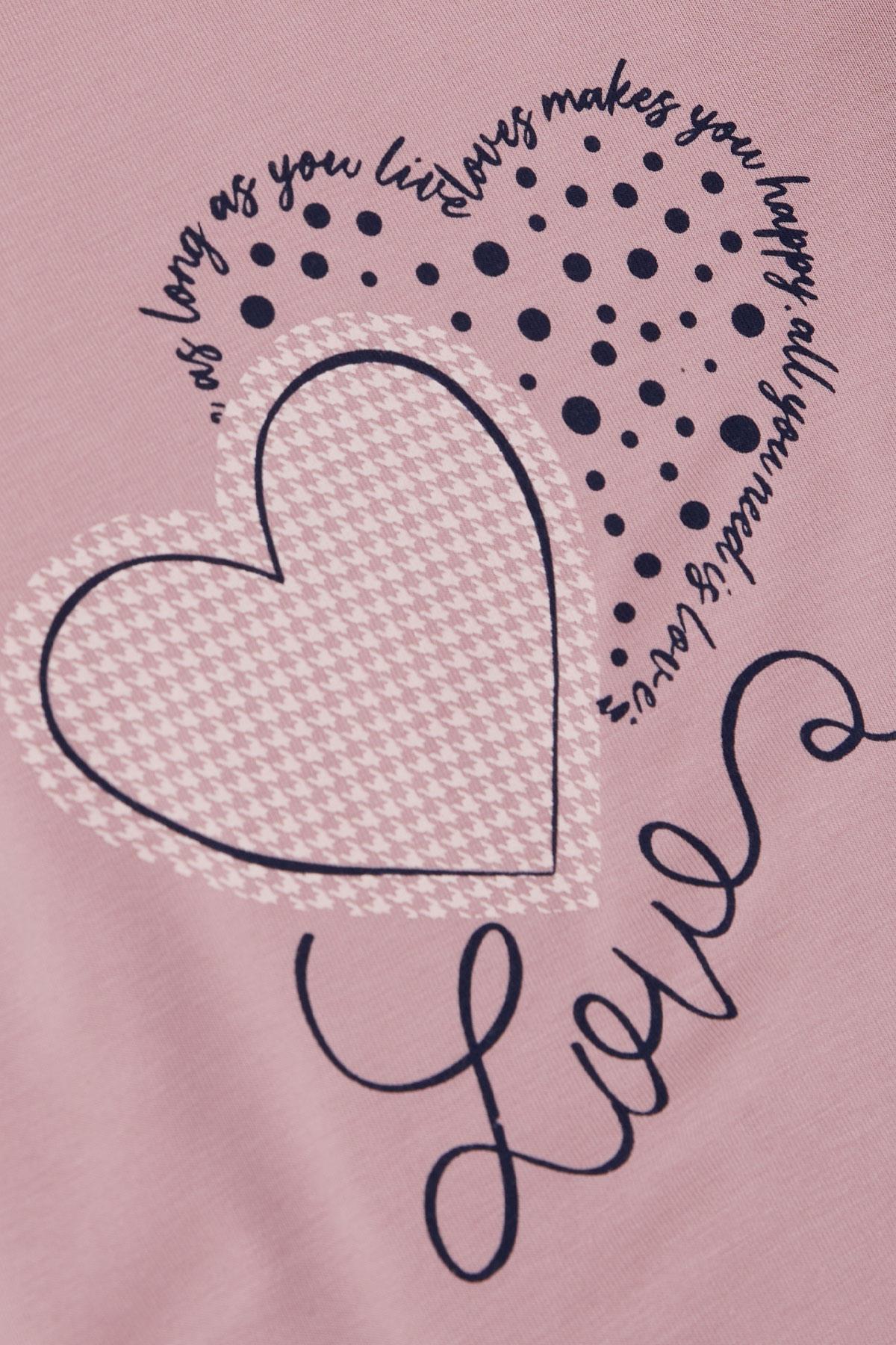 Bluzka ocieplana Love dziewczęca fango Breeze 19559-23824 GKMOD -  - #tag1# - #tag2# - #tag3# - #tag4#