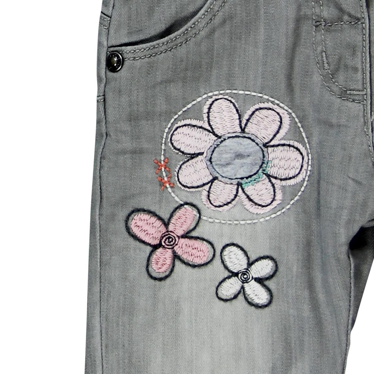 Boboli 204084_GREY Spodnie jeans ocieplane kolor popiel -  - #tag1# - #tag2# - #tag3# - #tag4#
