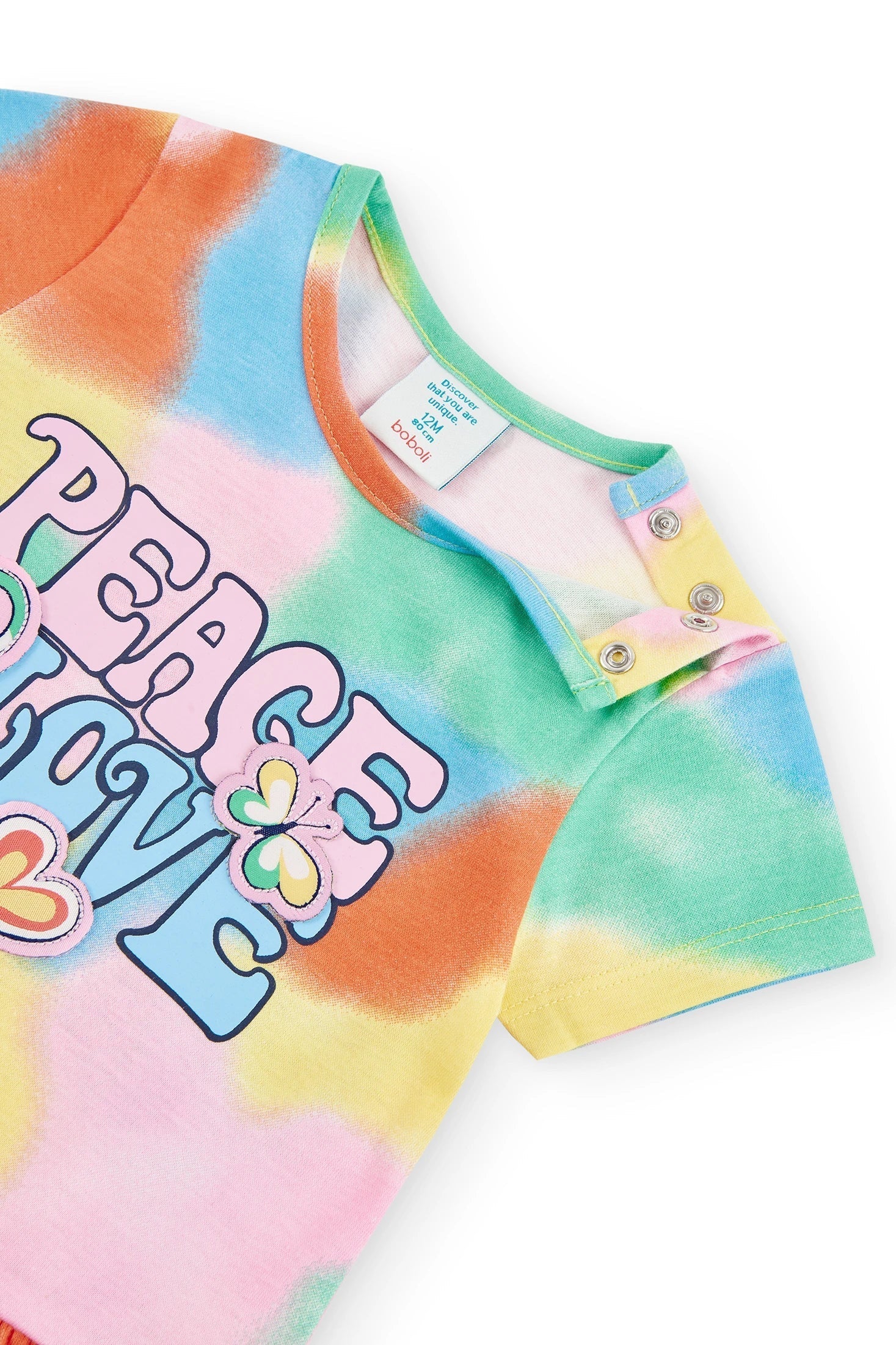 Boboli 216100-3810 Sukienka bawełniana dziewczynka kolor magenta -  - #tag1# - #tag2# - #tag3# - #tag4#