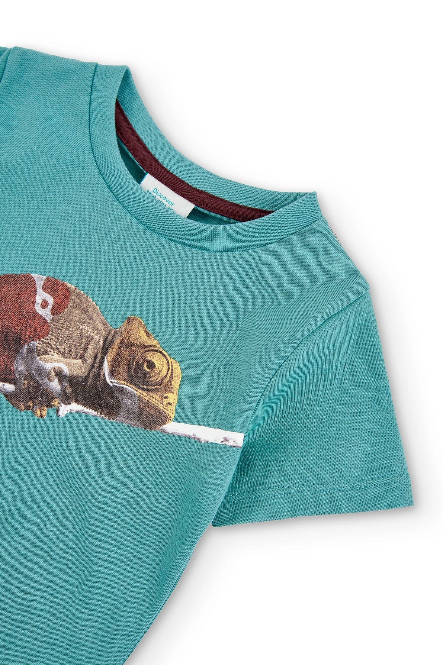 Boboli 326067-4593 T-shirt chłopiec kolor eukaliptus -  - #tag1# - #tag2# - #tag3# - #tag4#