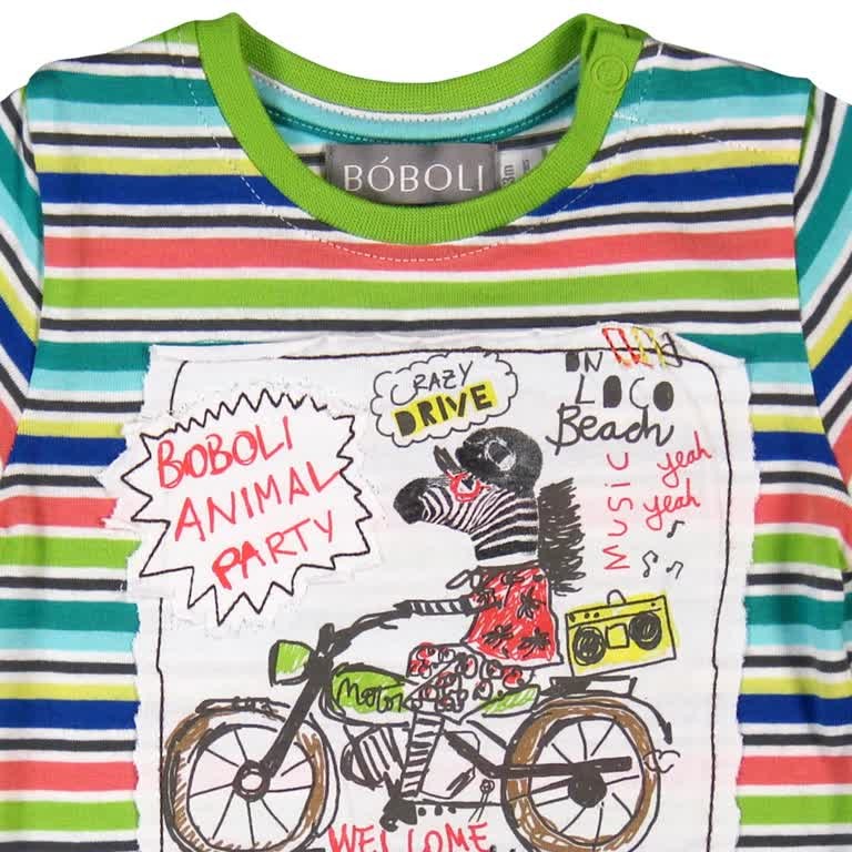 Boboli 343011-9477 T-shirt kolor kiwi -  - #tag1# - #tag2# - #tag3# - #tag4#