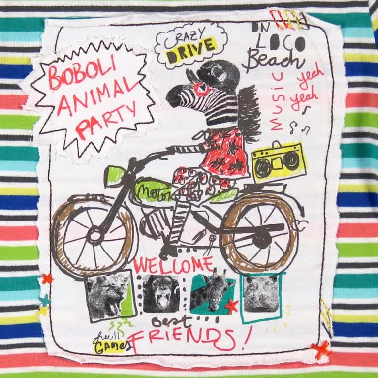 Boboli 343011-9477 T-shirt kolor kiwi -  - #tag1# - #tag2# - #tag3# - #tag4#