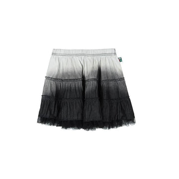 Boboli 415033-GREY Spódnica dla dziewczynki cieniowana z koronką kolor szary -  - #tag1# - #tag2# - #tag3# - #tag4#