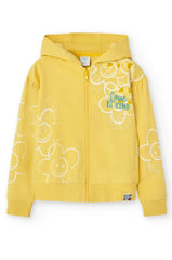 Boboli 416113-1181 Bluza dziewczynka kolor żółty