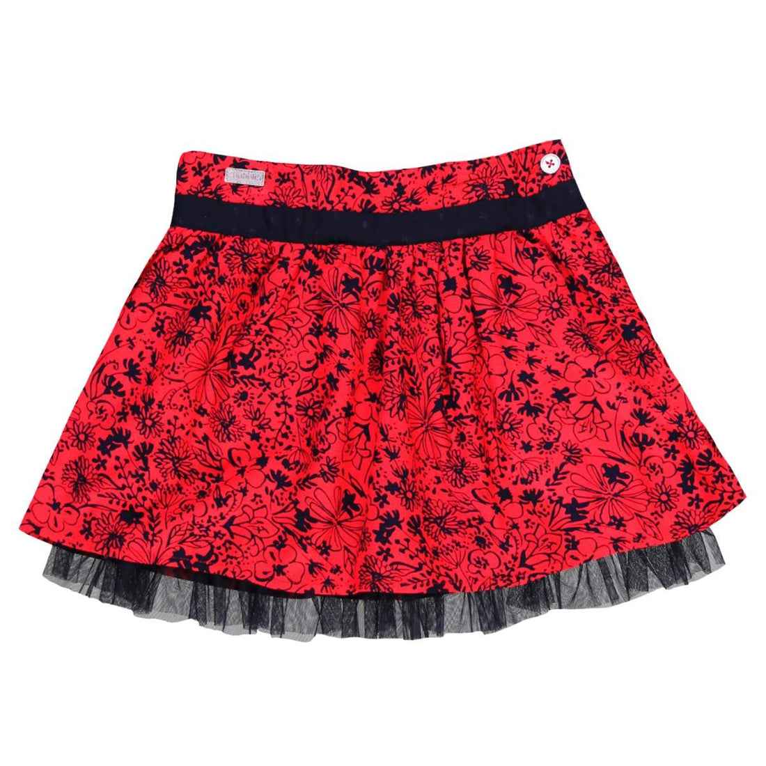 Boboli 434012_9583 spódnica kolor czerwony -  - #tag1# - #tag2# - #tag3# - #tag4#