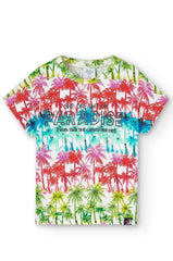 Boboli 436036-9109 T-shirt dziewczynka kolor wielokolor