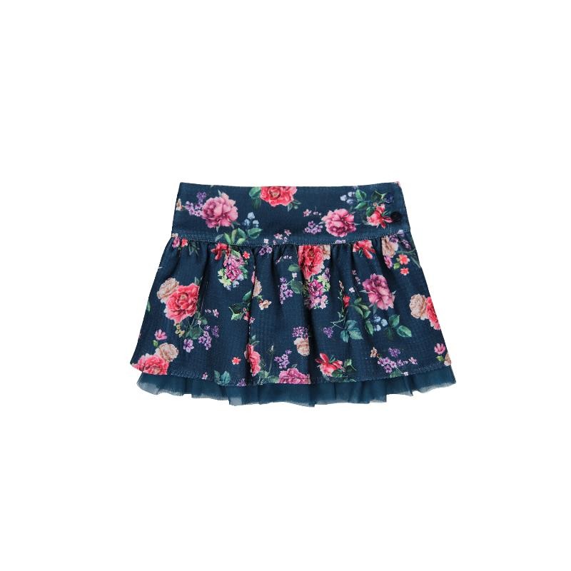 Boboli 726229-9884 Spódnica dla dziewczynki kolor granat -  - #tag1# - #tag2# - #tag3# - #tag4#