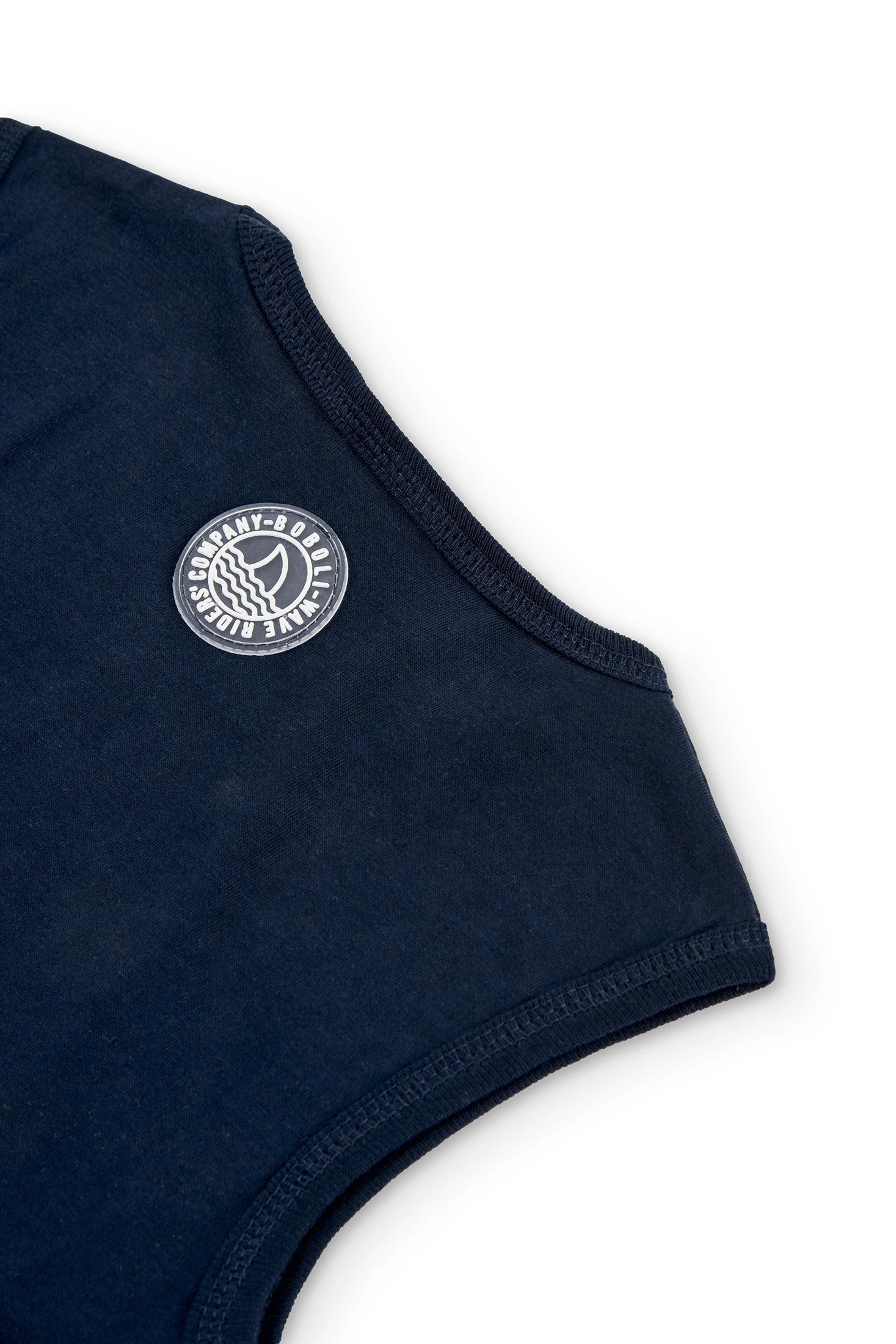 Boboli 836243-2440 Bluzka na ramiączkach chłopiec kolor granat -  - #tag1# - #tag2# - #tag3# - #tag4#