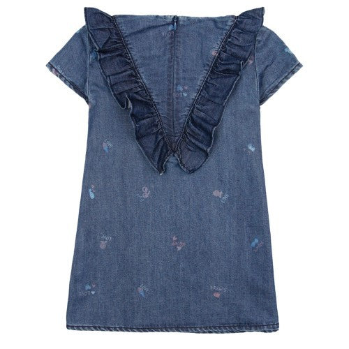 Boboli sukienka dla dziewczynki niebieska 437071-BLUE -  - #tag1# - #tag2# - #tag3# - #tag4#