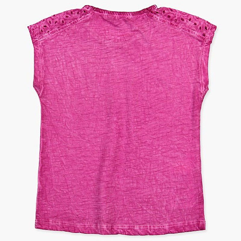 Boboli t-shirt dla dziewczynki fioletowy 457118-3635 -  - #tag1# - #tag2# - #tag3# - #tag4#