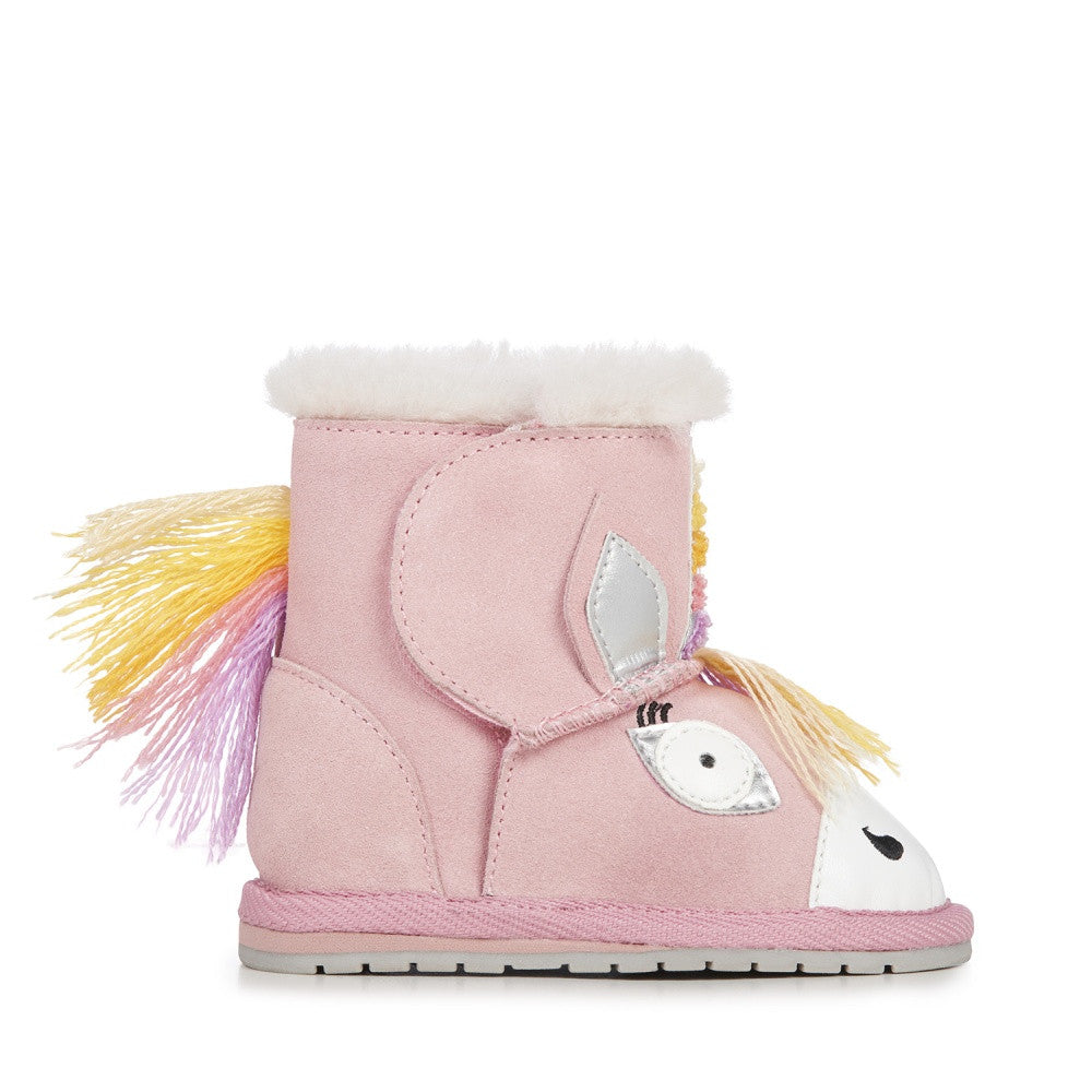 Botki EMU AUSTRALIA Magical Unicorn Walker B12409-Pale Pink róż -  - #tag1# - #tag2# - #tag3# - #tag4#