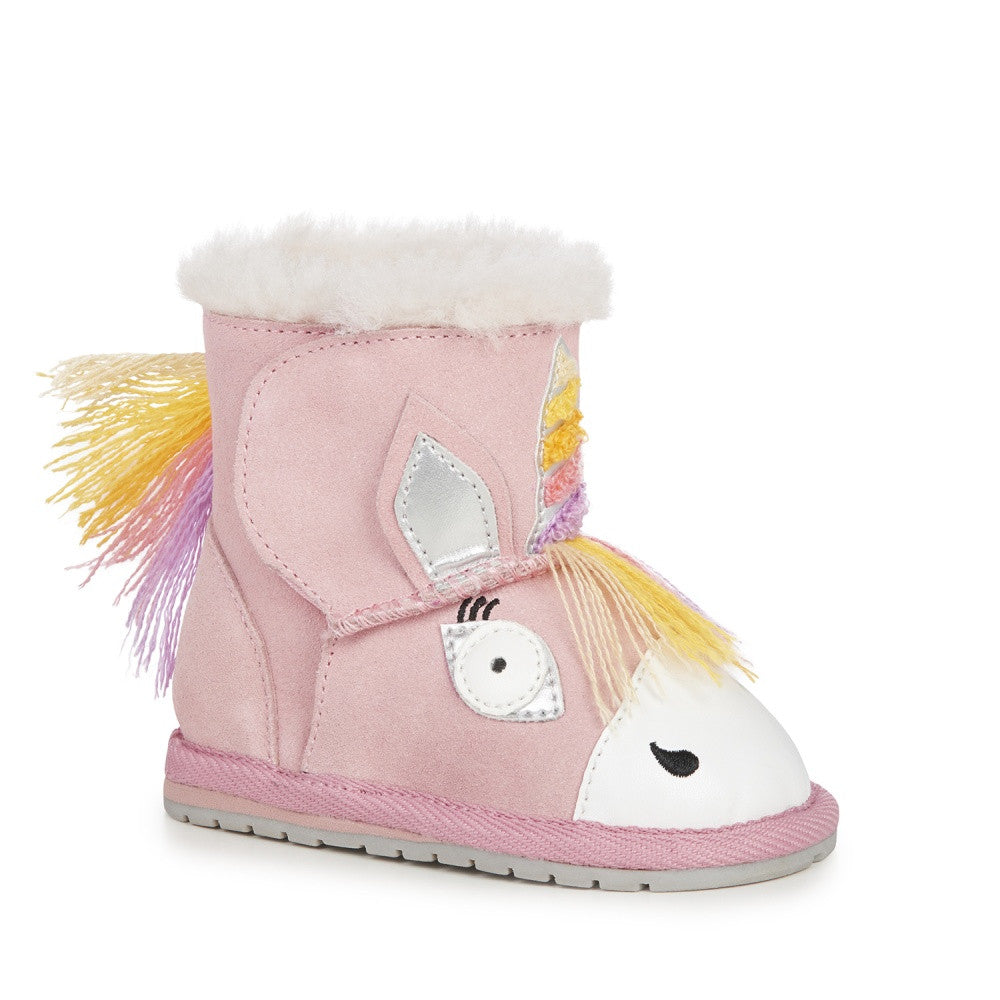 Botki EMU AUSTRALIA Magical Unicorn Walker B12409-Pale Pink róż -  - #tag1# - #tag2# - #tag3# - #tag4#