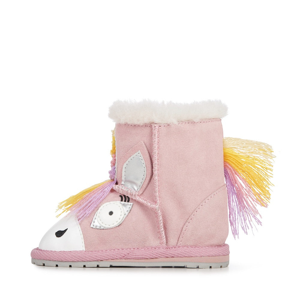 Botki EMU AUSTRALIA Magical Unicorn Walker B12409-Pale Pink róż -  - #tag1# - #tag2# - #tag3# - #tag4#