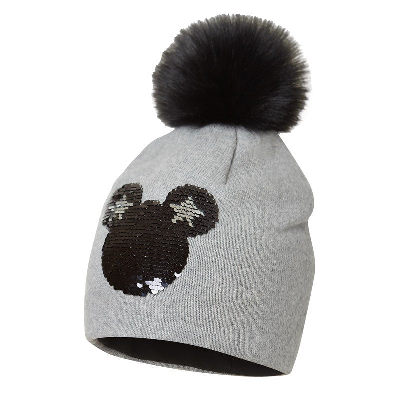 Broel SIGNE Czapka zimowa dziewczęca kolor szary -  - #tag1# - #tag2# - #tag3# - #tag4#
