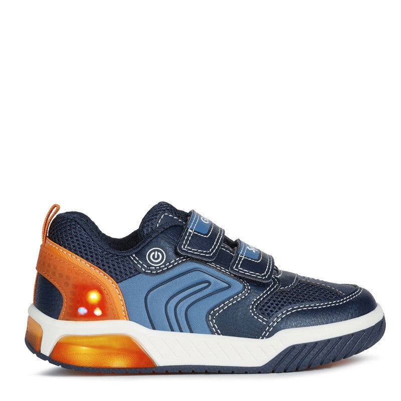 Buty sneakersy chłopięce Geox J949CD-0FE14-C0820  kolor granat/pomarańcz -  - #tag1# - #tag2# - #tag3# - #tag4#