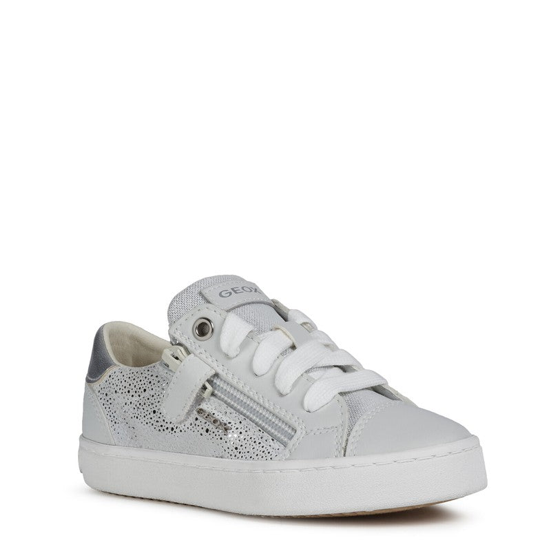 Buty sneakersy dla dziewczyn Geox J02D5B-007BC-C0007 kolor srebrny -  - #tag1# - #tag2# - #tag3# - #tag4#