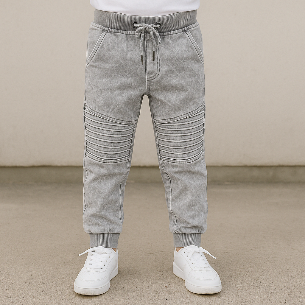 Boys' gray distressed trousers BoyBoy 423-27-28425-41