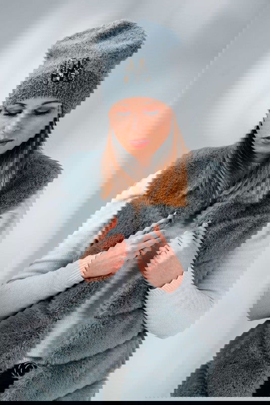 Czapka DARCY Jamiks JZE144-1 kolor j.popiel -  - #tag1# - #tag2# - #tag3# - #tag4#