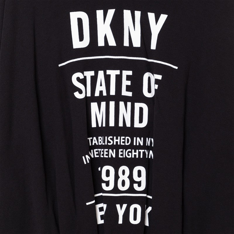 DKNY D35R83-09B Bluza z kapturem dziewczęca kolor czarny -  - #tag1# - #tag2# - #tag3# - #tag4#