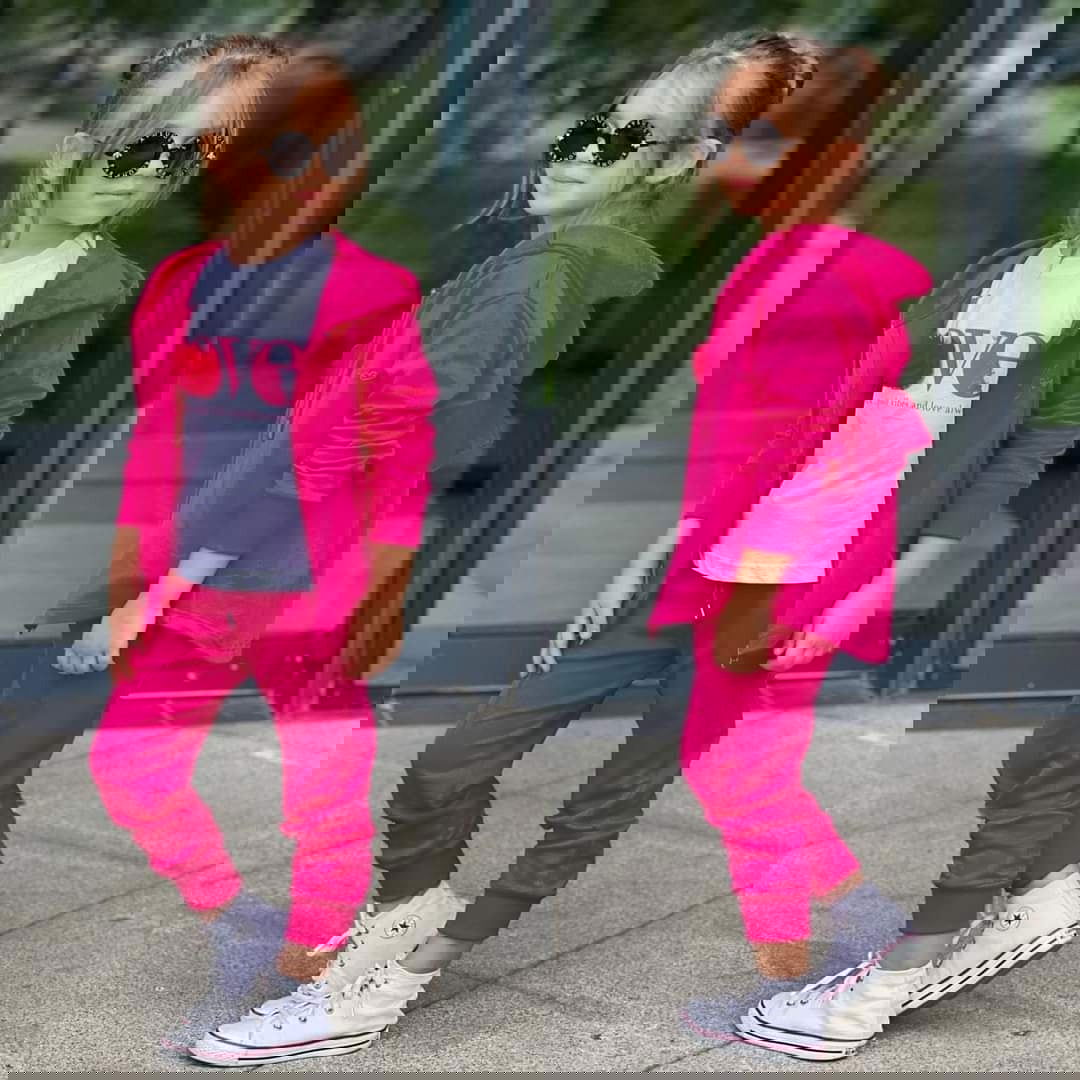 Dres 3 Części dziewczynka fuksja 6013-8824 GKMOD -  - #tag1# - #tag2# - #tag3# - #tag4#