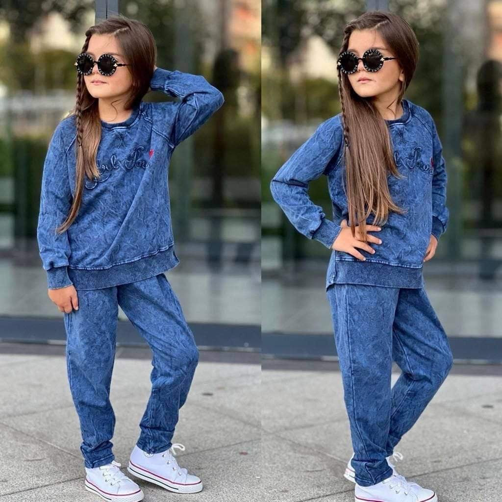 Dres Sportowy 2 Części dziewczynka granat 20029-31724 GKMOD -  - #tag1# - #tag2# - #tag3# - #tag4#